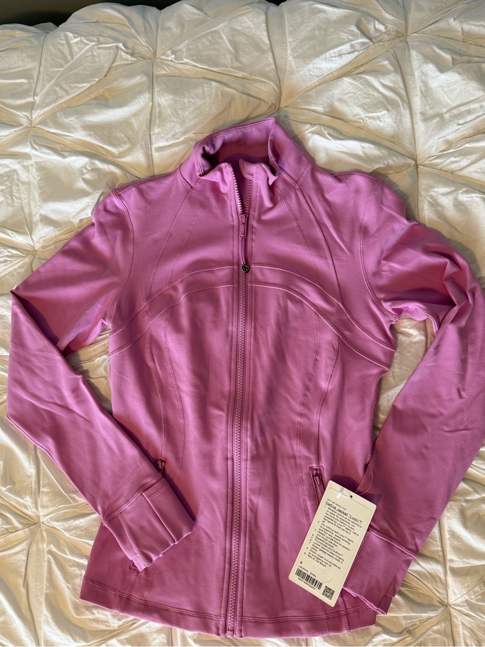 lululemon athletica Rose-Pink Zip-Up Define Jacket